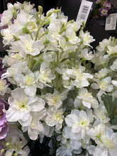 Load image into Gallery viewer, Artificial Flower Delphinium White