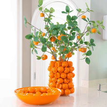Carica l'immagine nel visualizzatore di Gallery, Orangefarbene Vase groß