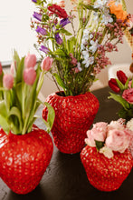 Charger l'image dans la galerie, Vase Fraise Rouge Moyen Grand