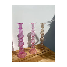 Afbeelding in Gallery-weergave laden, Beige Bubbel Kandelaar L