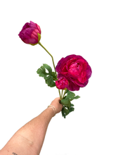 Load image into Gallery viewer, Artificial Flower Buttercup Purple