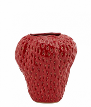 Cargar imagen en el visor de la galería, Vase Fraise Rouge Grand