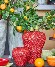 Afbeelding in Gallery-weergave laden, Aardbei Vaas Rood Extra Groot