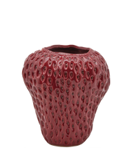 Cargar imagen en el visor de la galería, Vase Fraise Bordeaux-Rouge Grand