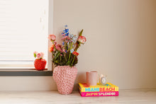 Afbeelding in Gallery-weergave laden, Aardbei Vaas Roze Groot