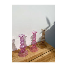 Afbeelding in Gallery-weergave laden, Beige Bubbel Kandelaar M