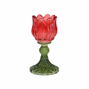 Tulip Candlestick Red