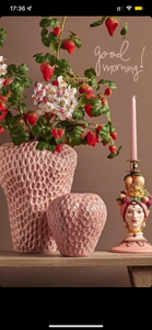 Strawberry Vase Pink Extra Large