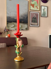 Load image into Gallery viewer, Bird Candlestick Pink
