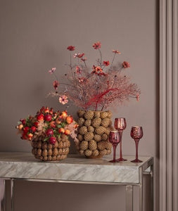 Vase en pomme de pin grand