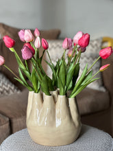 Load image into Gallery viewer, Beige Tulip Vase
