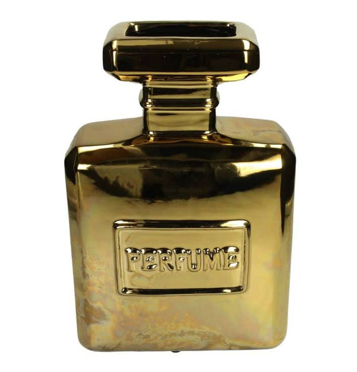 Gouden Parfum Fles Vaas