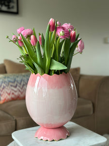 Egg Vase Pink Medium