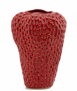 Strawberry Vase Red Extra Large