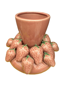 Strawberry Vase Pink