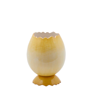 Egg Vase Yellow