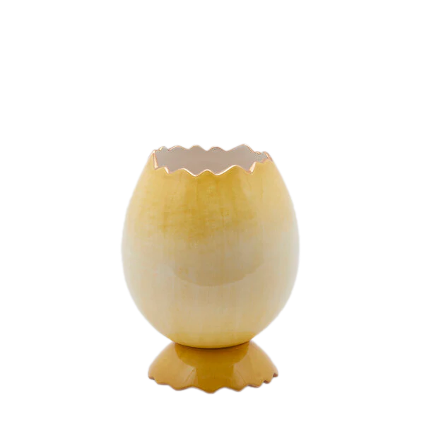 Egg Vase Yellow