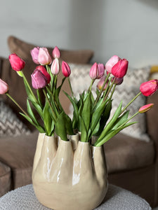 Vase Tulipe Beige