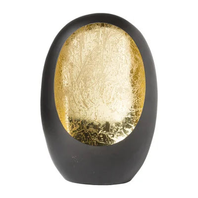 Egg Kandelaar Zwart M