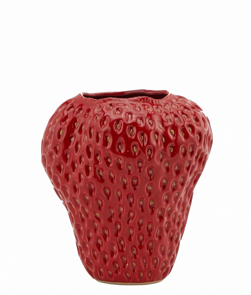 Strawberry Vase Red Large – The Golden Webshop