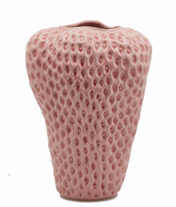 Strawberry Vase Pink Extra Large