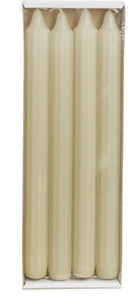 Ribbed Candles Beige | Set of 4