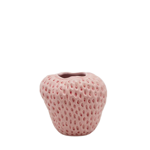 Erdbeervase Rosa Medium