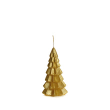 Cargar imagen en el visor de la galería, Weihnachtsbaumkerze Gold
