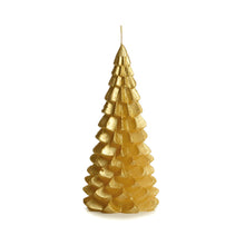 Cargar imagen en el visor de la galería, Weihnachtsbaumkerze Gold Groß
