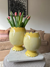 Load image into Gallery viewer, Egg Vase Yellow Large
