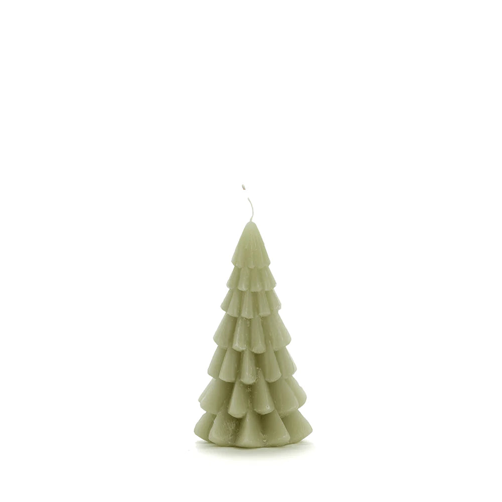 Christmas Tree Candle Green