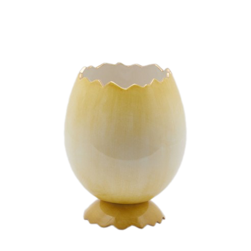 Egg Vase Yellow Large