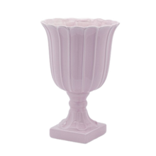 Load image into Gallery viewer, Tulip Vase On Foot Lilac Large
