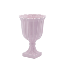 Cargar imagen en el visor de la galería, Tulip Vase On Foot Lilac Medium

