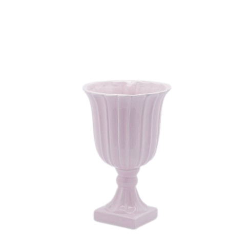 Tulip Vase On Foot Lilac Small
