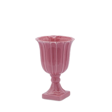 Load image into Gallery viewer, Tulip Vase On Foot Pink Small
